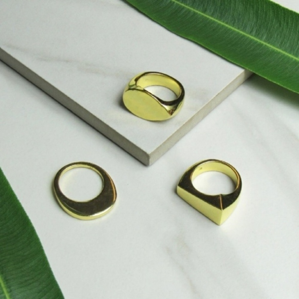 Jules Smith 14k Gold Plated Ring Set